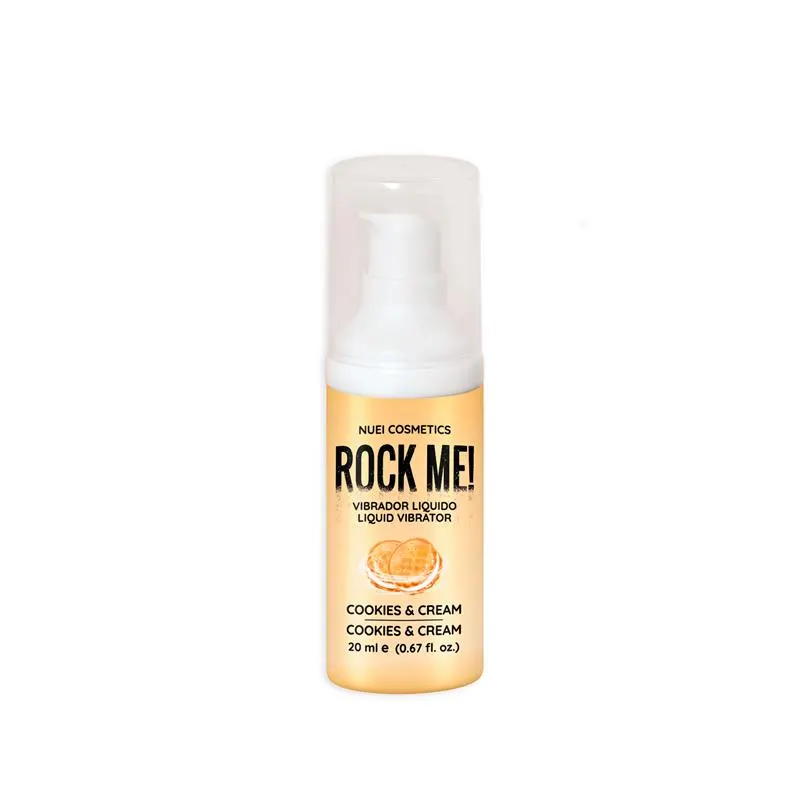 Rock Me! Vibrador Liquido Cookies and Cream 20 ml · NUEI COSMETICS · Potenciadores y Retardantes — Foto 2