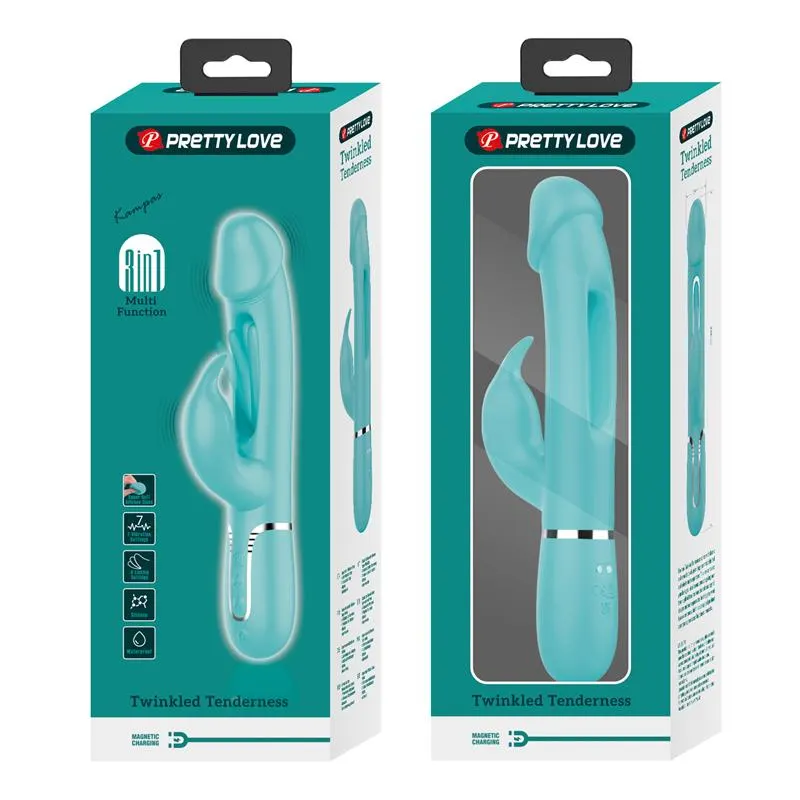 Vibrador con Lengua Kampas Verde · PRETTYLOVE · Vibradores — Foto 11