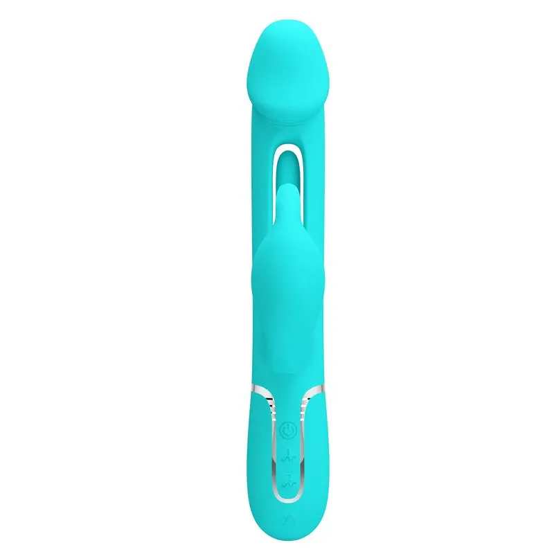 Vibrador con Lengua Kampas Verde · PRETTYLOVE · Vibradores — Foto 3