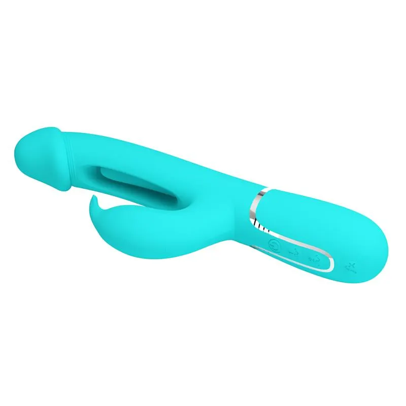 Vibrador con Lengua Kampas Verde · PRETTYLOVE · Vibradores — Foto 7