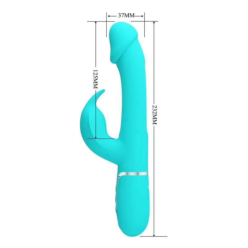 Vibrador con Lengua Kampas Verde · PRETTYLOVE · Vibradores — Foto 10