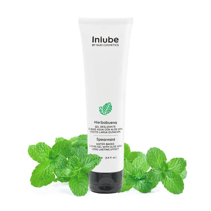 Inlube Lubricante Base Agua Hierbabuena 100ml · NUEI COSMETICS · Lubricantes