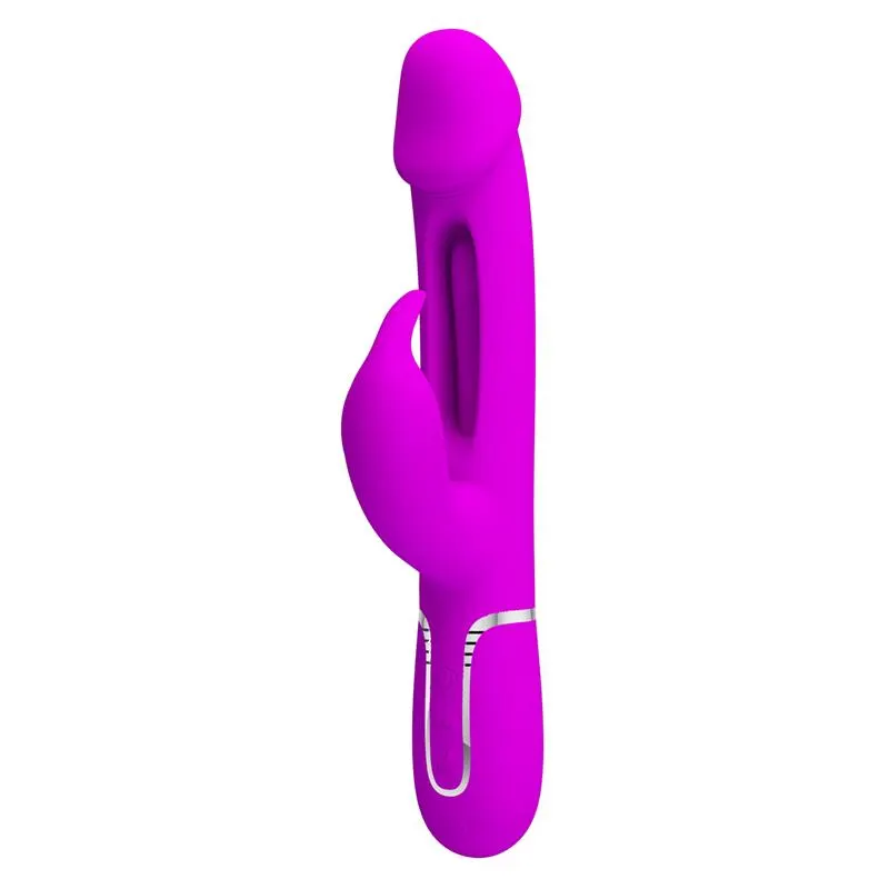 Vibrador con Lengua Kampas Rosa · PRETTYLOVE · Vibradores — Foto 2