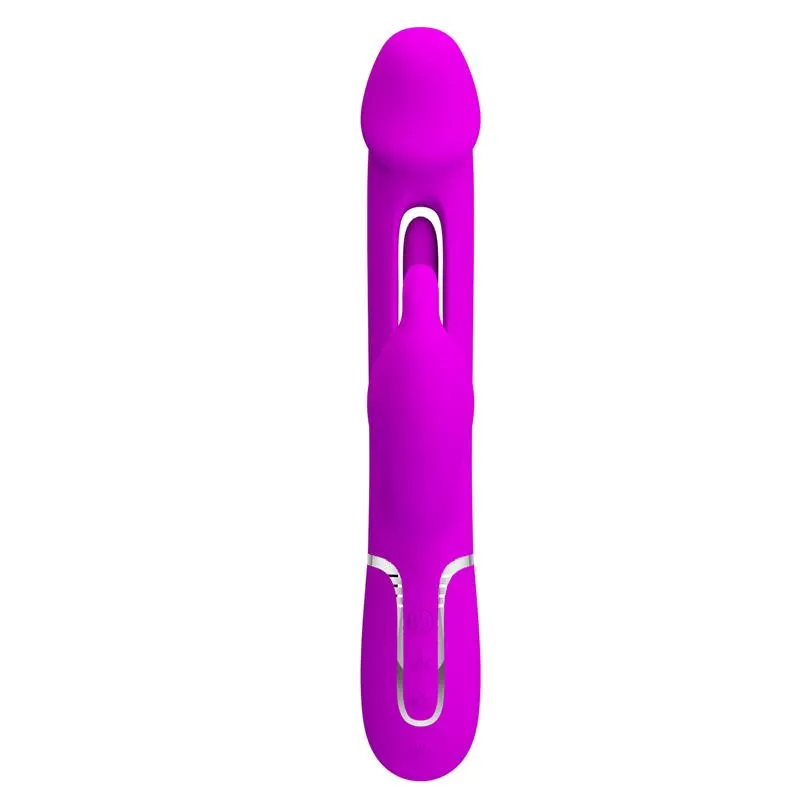 Vibrador con Lengua Kampas Rosa · PRETTYLOVE · Vibradores — Foto 3