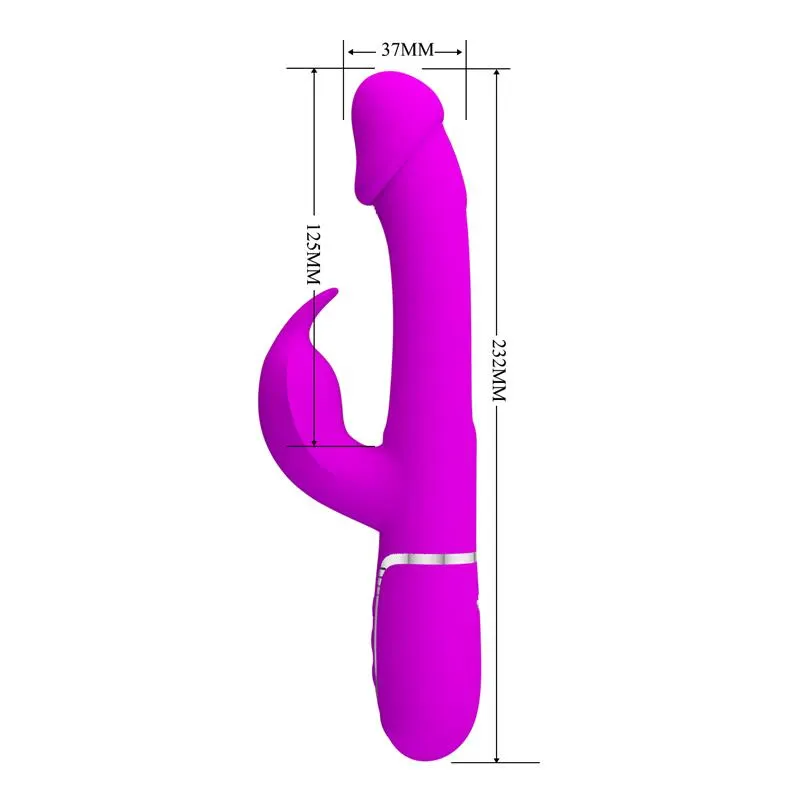 Vibrador con Lengua Kampas Rosa · PRETTYLOVE · Vibradores — Foto 10
