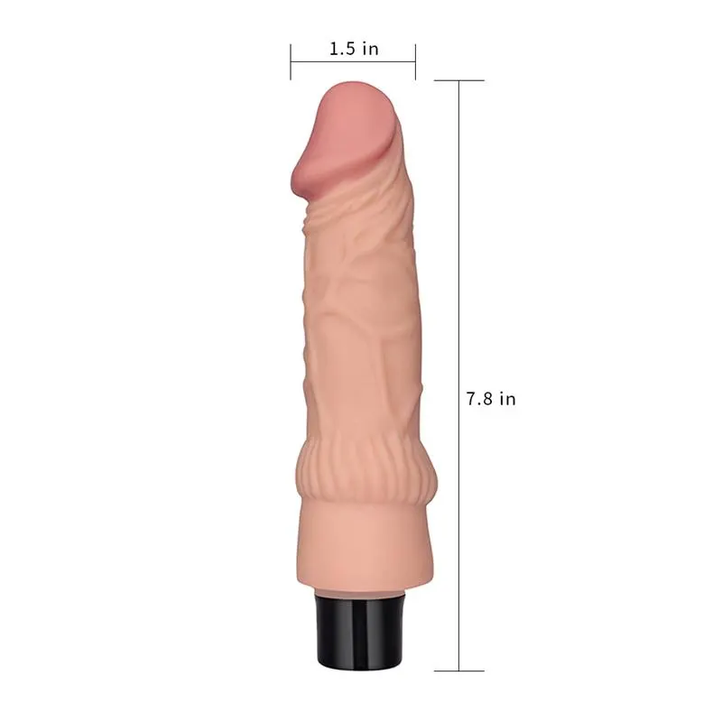 Vibrador Real Softee 7.8 Natural · LOVETOY · Vibradores — Foto 7