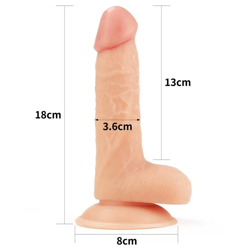 Dildo The Ultra Soft Dude 8 Natural · LOVETOY · Dildos — photo 8