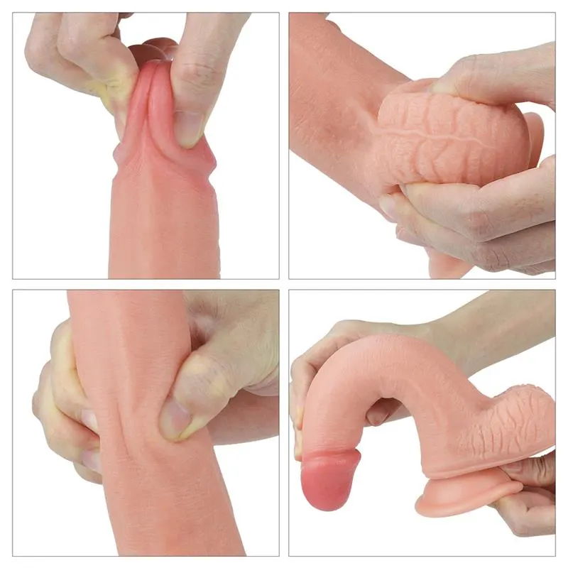 Dildo Nature 8 Silicona Líquida Natural · LOVETOY · Dildos — Foto 7