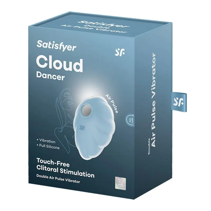 Cloud Dancer Succionador y Vibrador Azul · SATISFYER · Estimuladores de Clítoris — photo 5