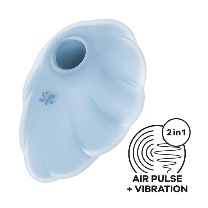 Cloud Dancer Succionador y Vibrador Azul · SATISFYER · Estimuladores de Clítoris