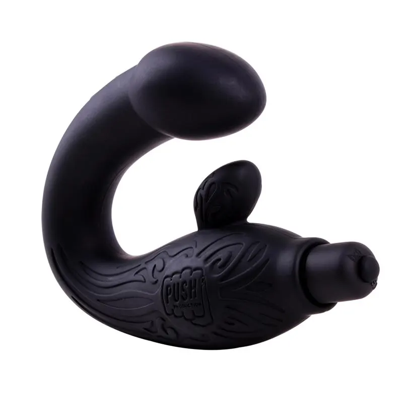 Masajeador Prostático Silicona Negro · CHISA · Anal