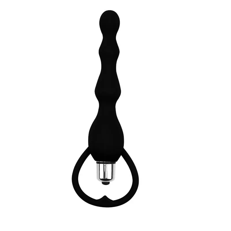Cadena Anal Tail Power Silicona Negro · CHISA · Anal