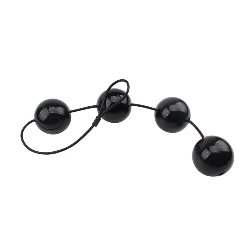 Bolas Vaginales y Anales 65 x 6 cm Negro · CHISA · Anal