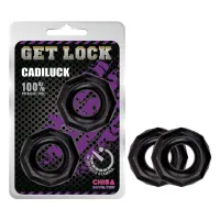Anillos para el Pene Cadiluck Negro · CHISA · Anillos para el Pene