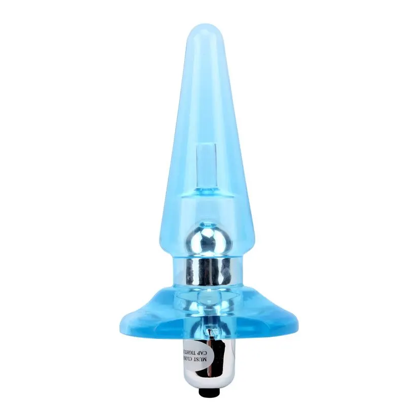 Plug Anal con Vibracion Nicoles 12.5 x 3.2 cm Azul · CHISA · Anal — Foto 2