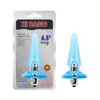 Plug Anal con Vibracion Nicoles 12.5 x 3.2 cm Azul · CHISA · Anal