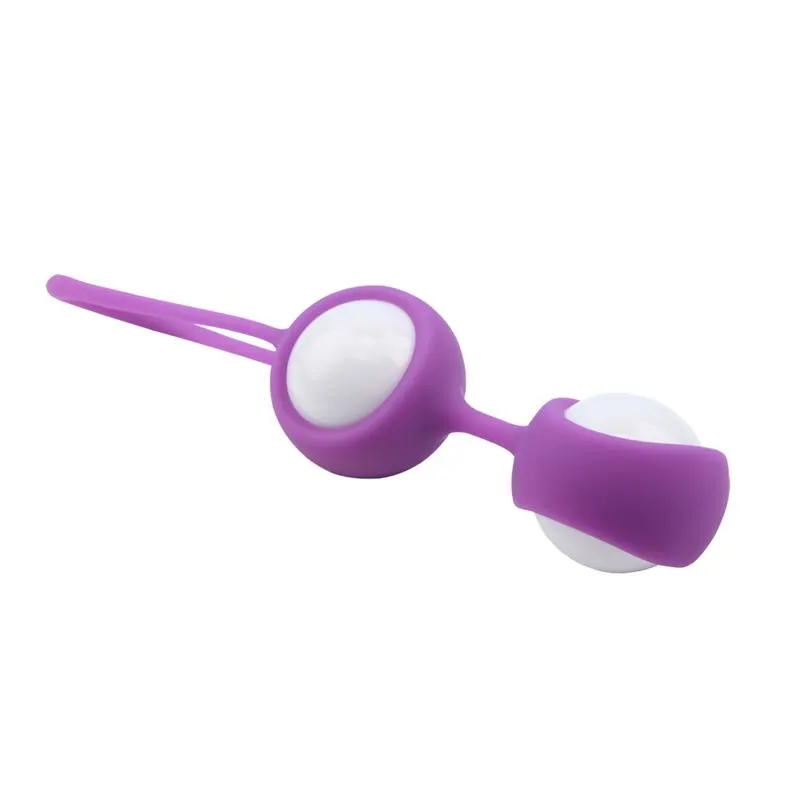 Bolas Geisha MisSweet 17.7 cm Silicona Púrpura · CHISA · Bolas Chinas y Salud Femenina — Foto 2