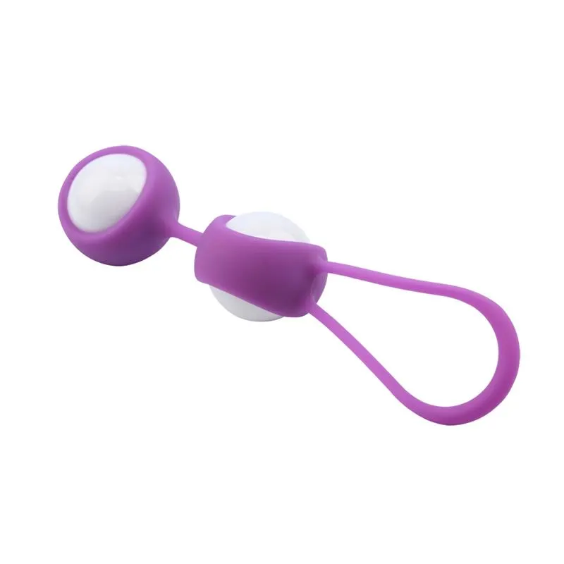 Bolas Geisha MisSweet 17.7 cm Silicona Púrpura · CHISA · Bolas Chinas y Salud Femenina — Foto 3