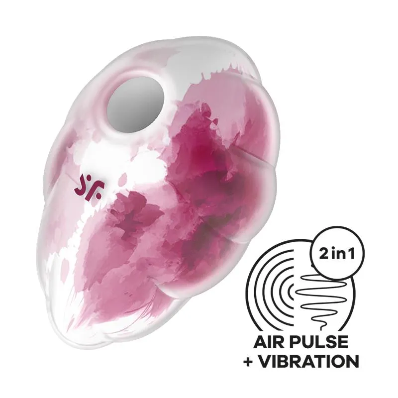 Cloud Dancer Succionador y Vibrador Red Print · SATISFYER · Estimuladores de Clítoris