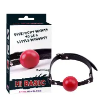 Mordaza Bola Roja · CHISA · Máscaras, Antifaces y Mordazas