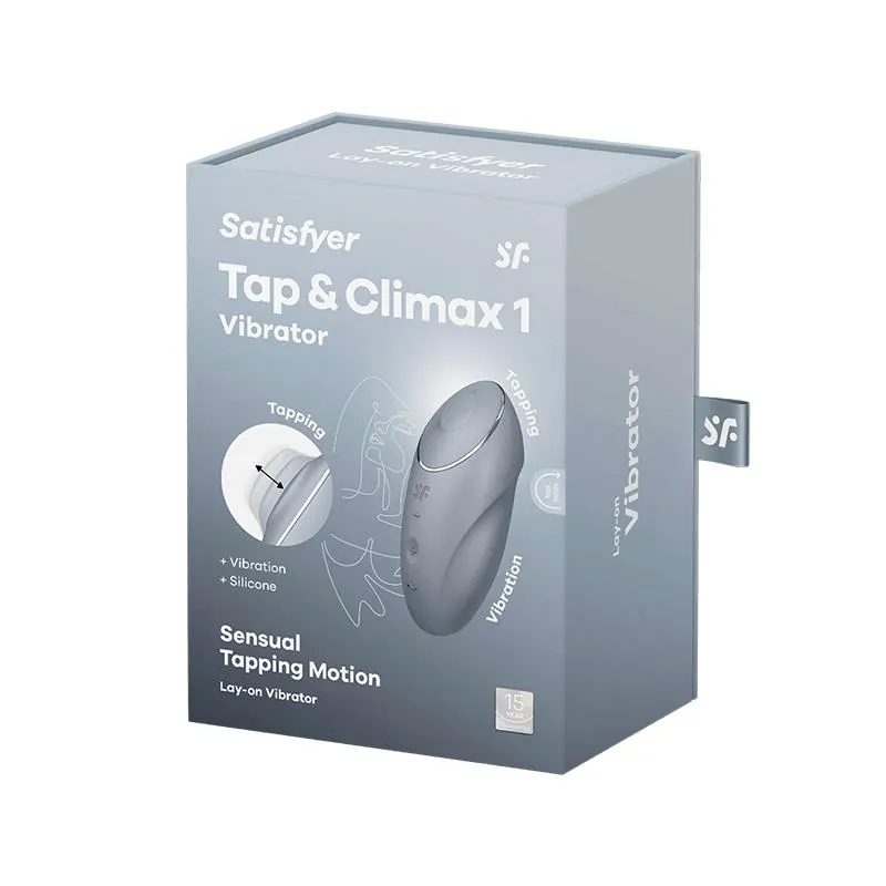 Tap and Climax 1 Vibrador y Tapping Gris · SATISFYER · Estimuladores de Clítoris — Foto 7