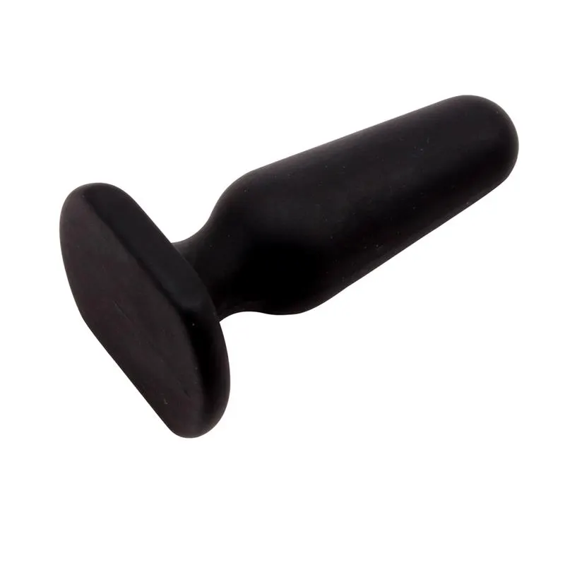 Plug Anal Silicona 7.5 x 2.5 cm Negro · CHISA · Anal — Foto 2