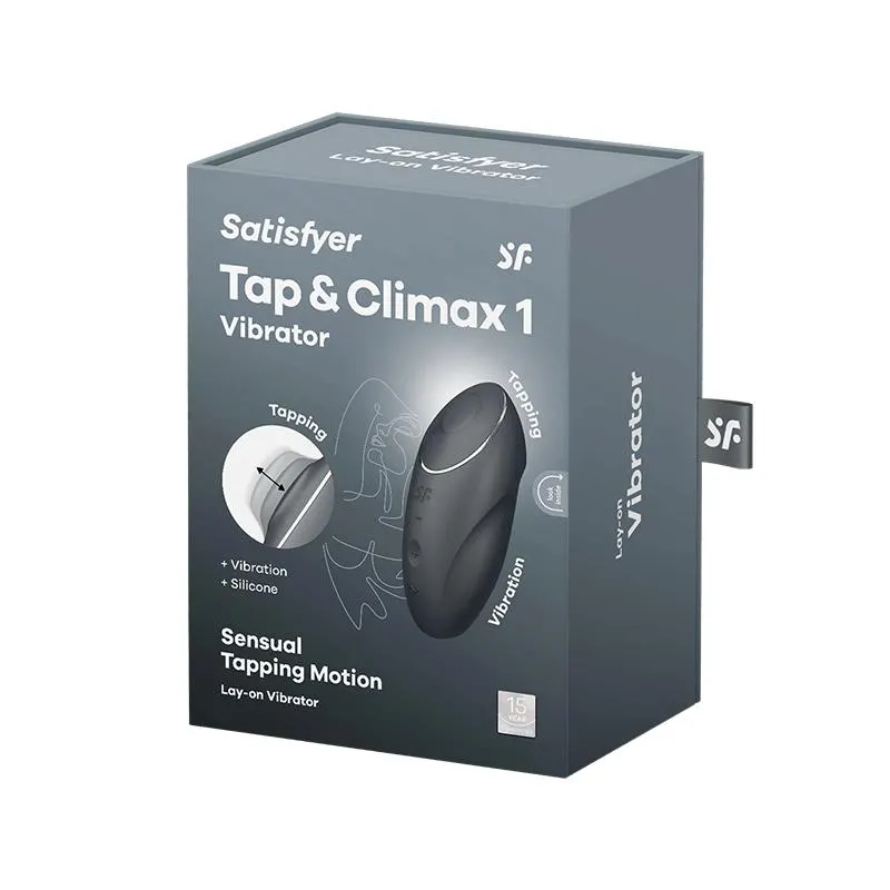 Tap and Climax 1 Vibración y Tapping Negro · SATISFYER · Estimuladores de Clítoris — Foto 7