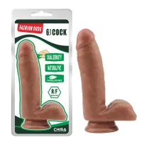 Dildo Dual density Fashion Dude 17 x 3.6 cm Bronceado · CHISA · Dildos