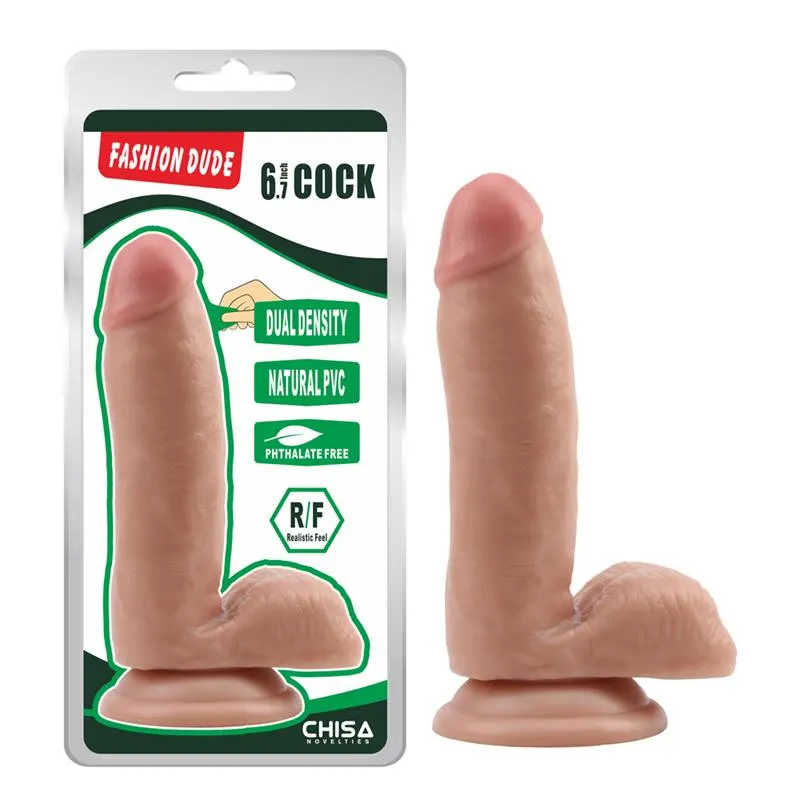 Dildo Dual Density Fashion Dude 6.7 Natural · CHISA · Dildos — photo 2