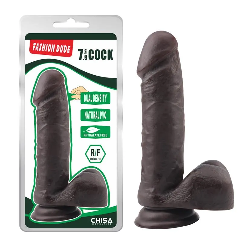 Dildo Dual Density Fashion Dude 7.9 Marron · CHISA · Dildos — photo 2