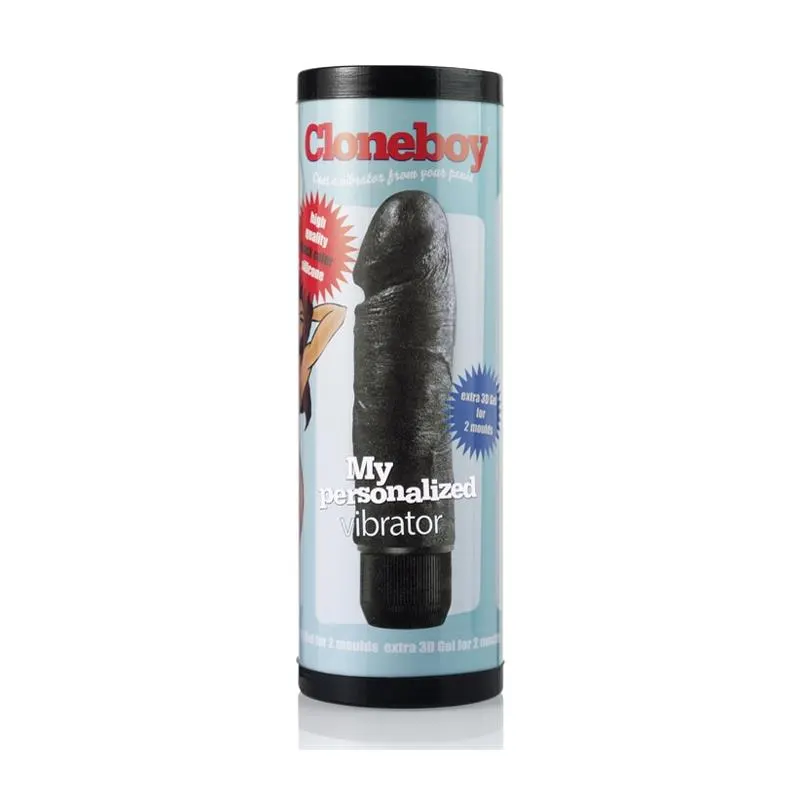 Clonador Dildo con Vibrador Negro · CLONEBOY · Fundas y Extensiones para el Pene