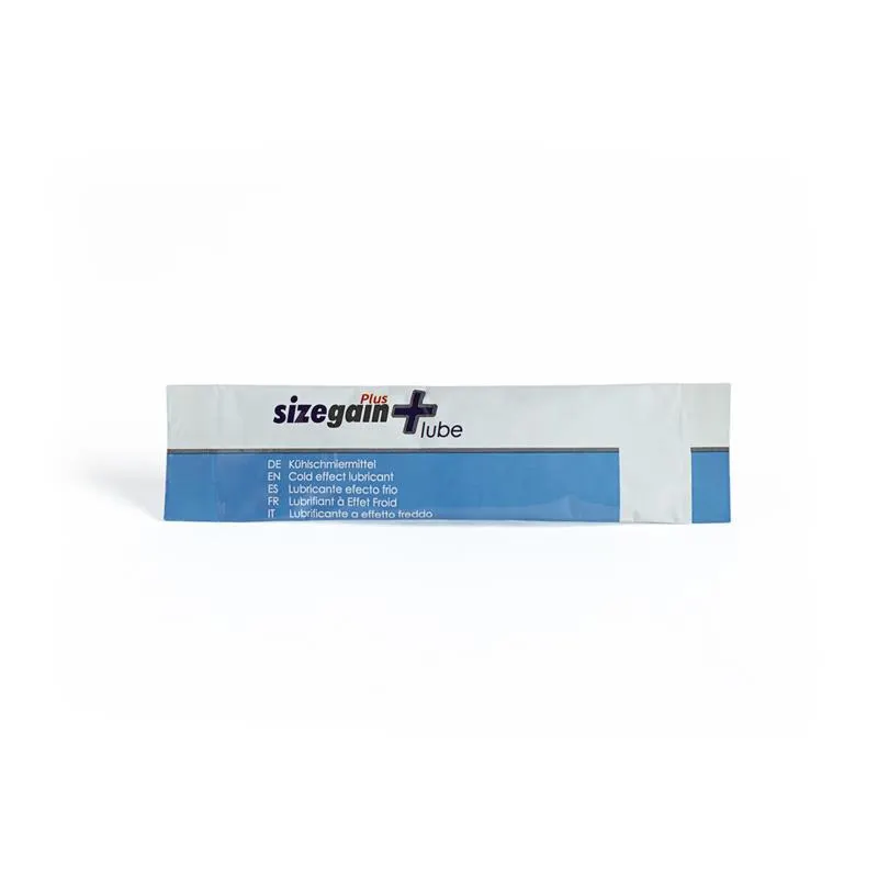 Lubricante Efecto Frio Sizegain Lube 10 Monodosis 5 ml · 500 COSMETICS · Lubricantes — Foto 2