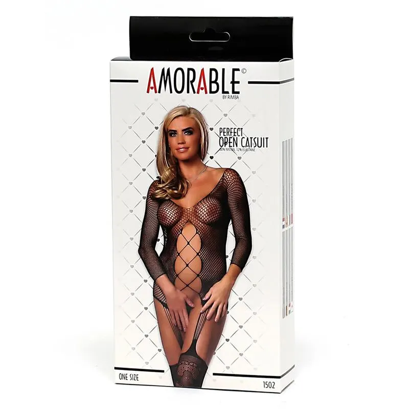 Bodystocking Abierto Talla Única · AMORABLE · Conjuntos y Bodies — photo 4