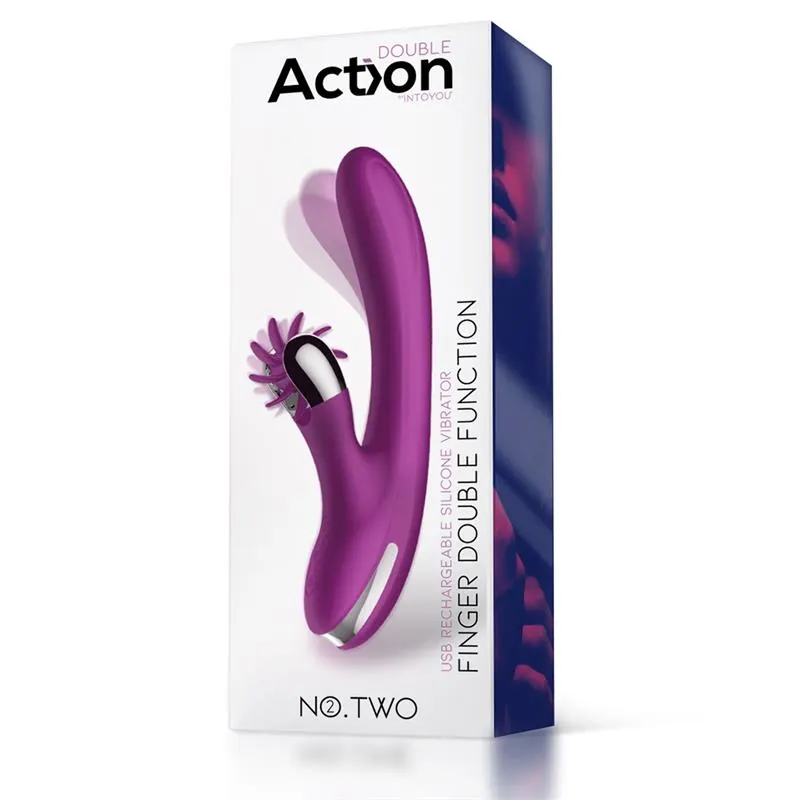 No. Two Vibrador Movimiento Finger y Rueda Estimuladora · ACTION · Vibradores — photo 5
