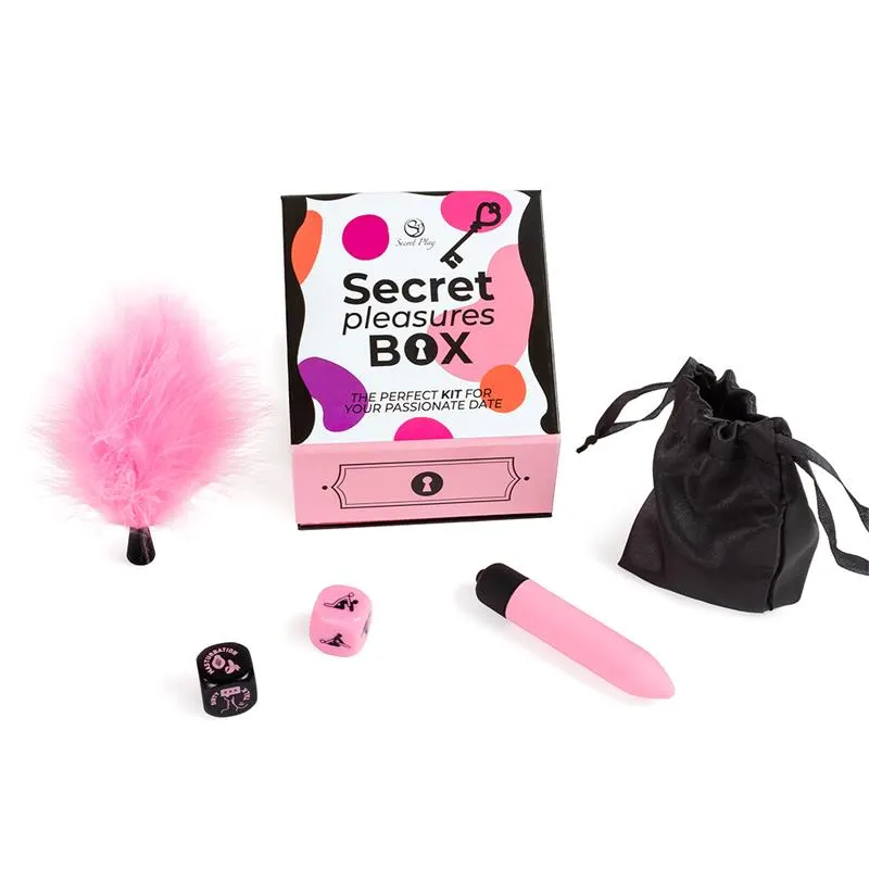 Kit Secret Pleasures Box · SECRET PLAY · Juegos y Complementos Divertidos