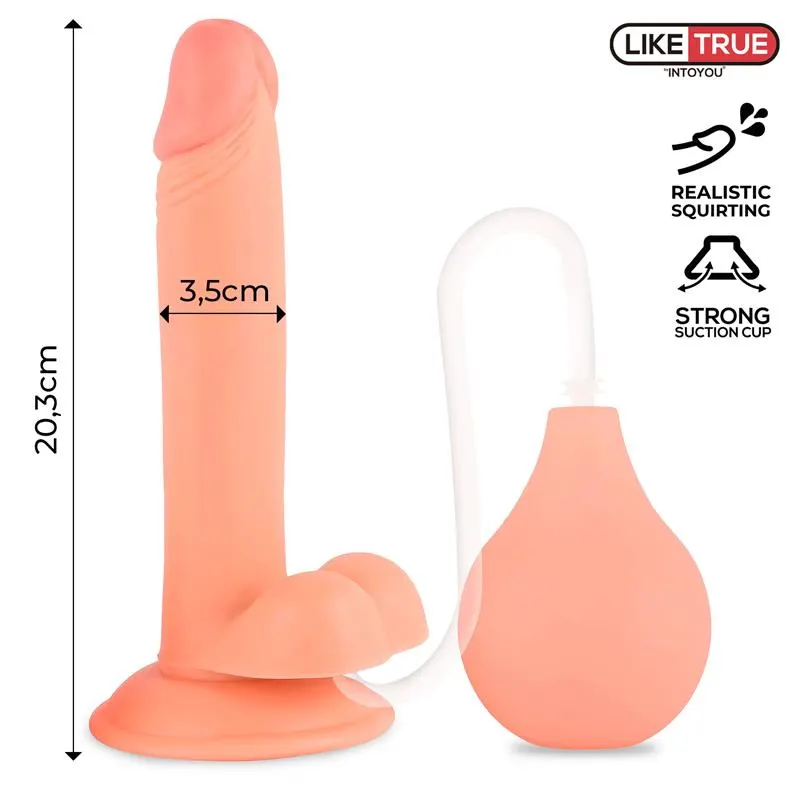 Squirtz Dildo Eyaculador - Squirting 8 - 20.3 cm · LIKETRUE · Dildos — photo 5