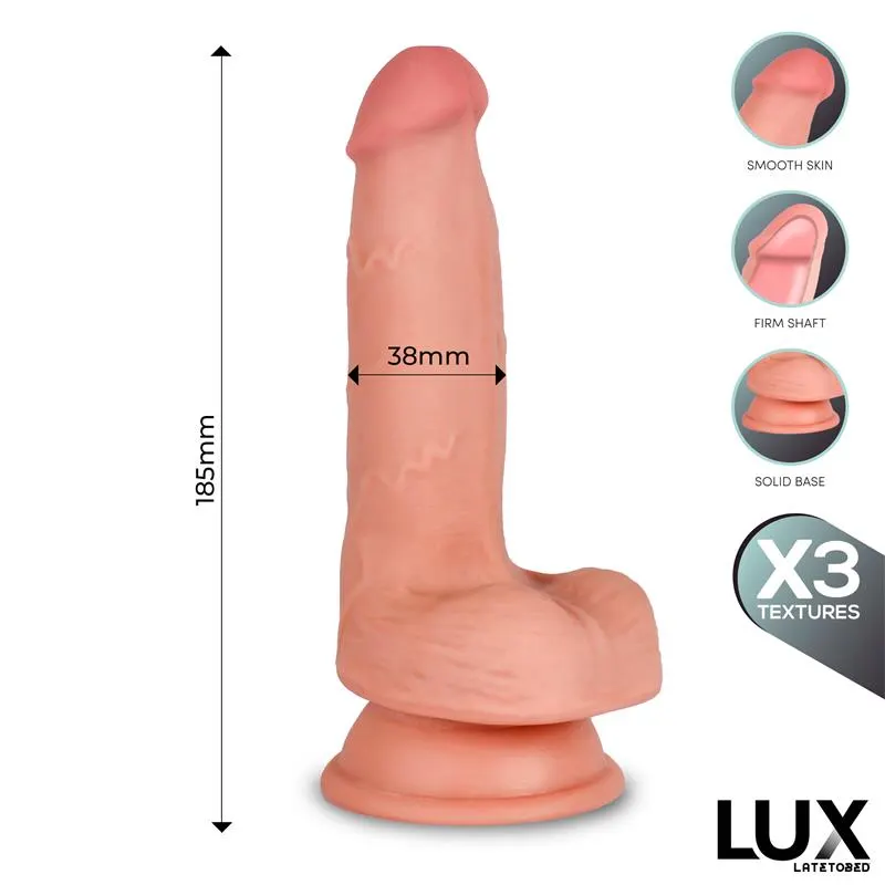Hans Dildo Triple Densidad con Testículos 7.2 · LUX · Dildos — photo 5