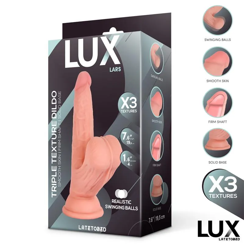 Lars Dildo Triple Densidad con Testículos Oscilantes 7.6 · LUX · Dildos — Foto 7