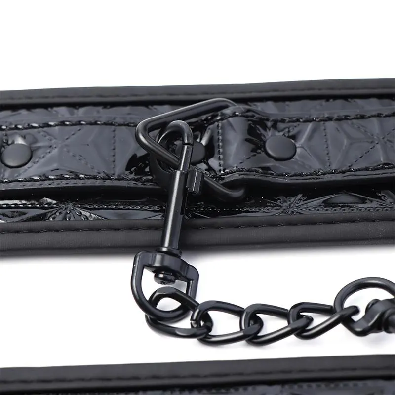 Esposas para Muñeca Ajustable Sapphire Cuero Vegano · BLACK SAPPHIRE · Accesorios y Sets — photo 6