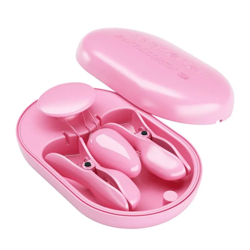 Surprise Box Huevo Vibrador y Pinzas para Pezones con Electro Estimulación Rosa · PRETTYLOVE · Estimuladores de Clítoris — Foto 6