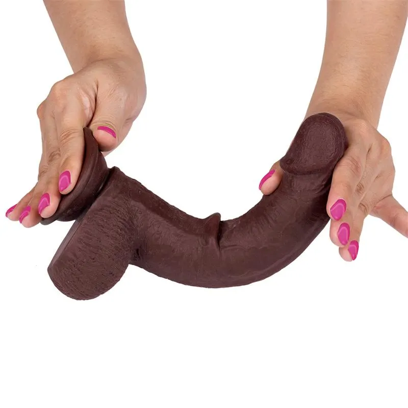 Slidy Dildo Realista Dual Layer Retráctil y Orientable 9 · LIKETRUE · Dildos — photo 5