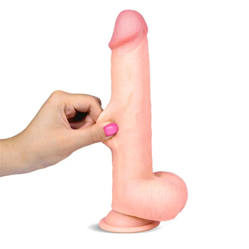 Slidy Dildo Realista Dual Layer Retráctil y Orientable 9 · LIKETRUE · Dildos — photo 6
