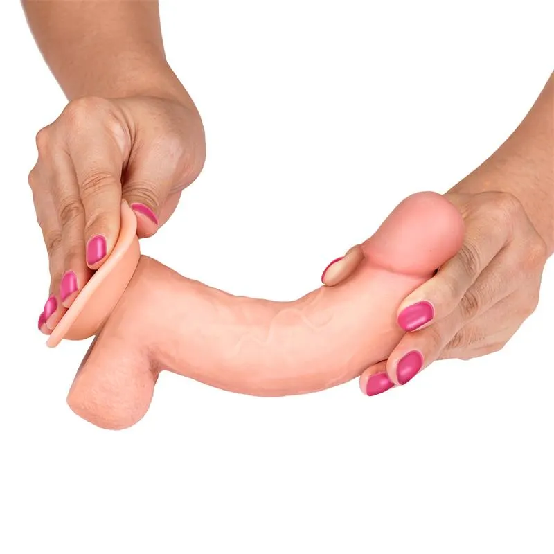 Slidy Dildo Realista Dual Layer Retráctil y Orientable 8 · LIKETRUE · LIKETRUE · Dildos — Foto 6