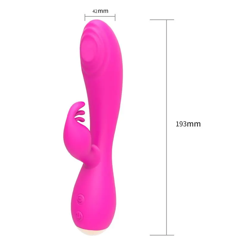 Conejito Vibrador Magic Stick con Pulsación Fucsia · NALONE · Masturbadores Ella — photo 2