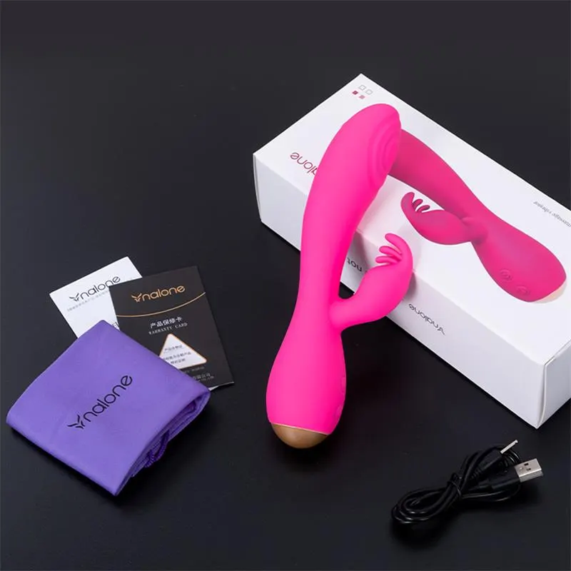 Conejito Vibrador Magic Stick con Pulsación Fucsia · NALONE · Masturbadores Ella — photo 7