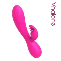 Conejito Vibrador Magic Stick con Pulsación Fucsia · NALONE · Masturbadores Ella