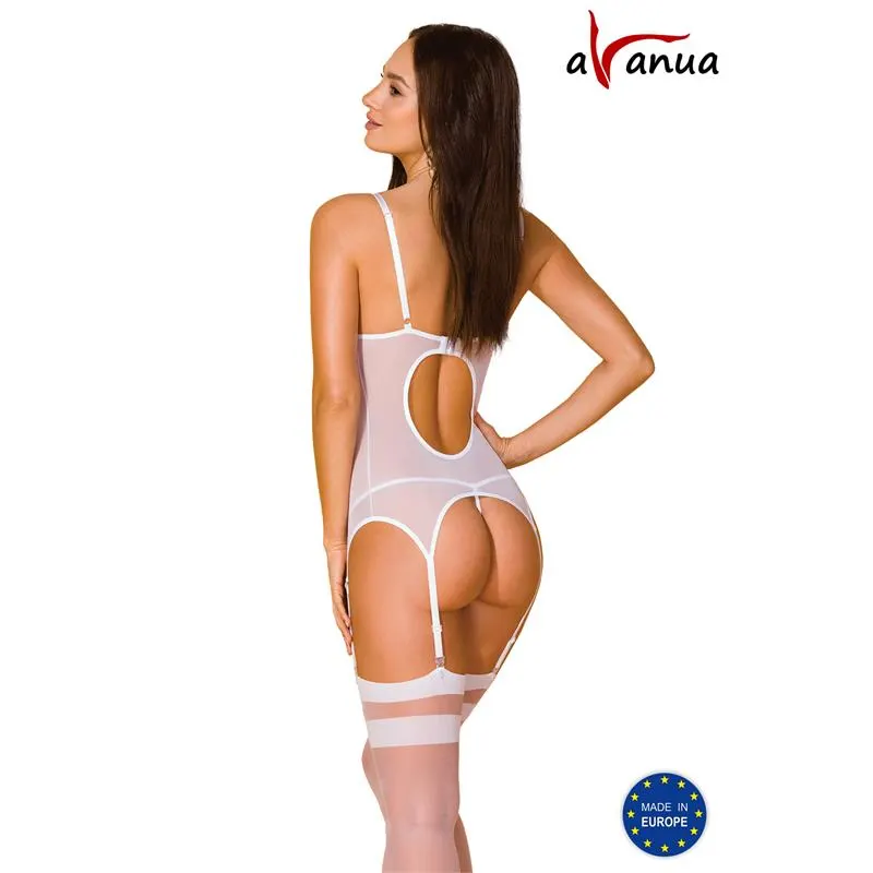 Adelina Corset Blanco · S/M · AVANUA · Corsés, Ligueros y Medias — Foto 2