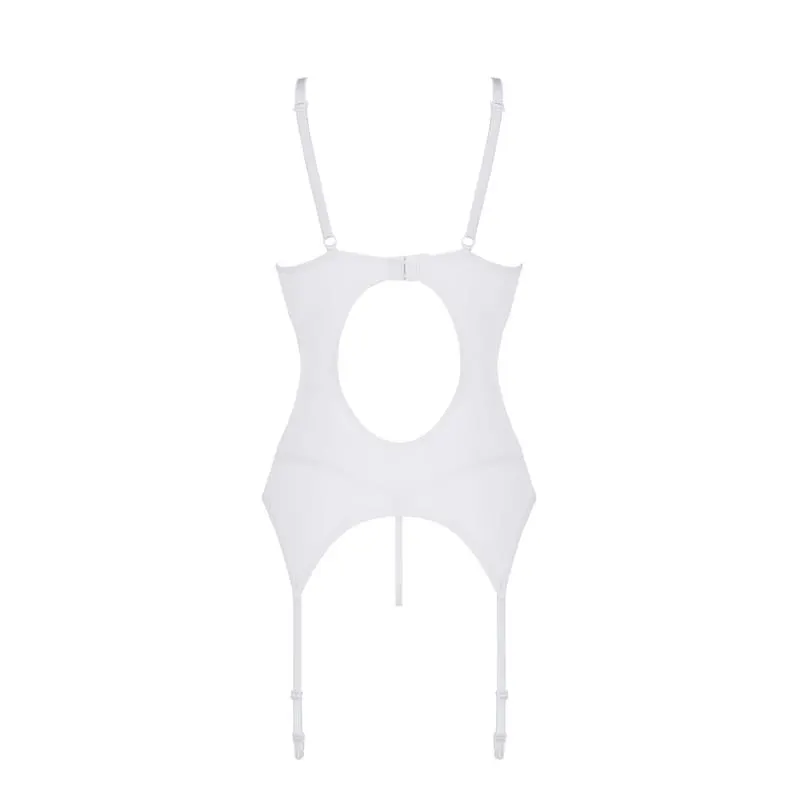 Adelina Corset Blanco · S/M · AVANUA · Corsés, Ligueros y Medias — Foto 4