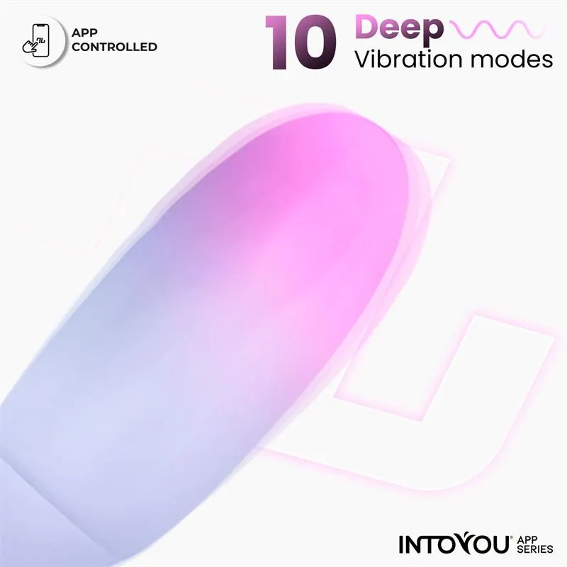 Huevo Silicona Doble Capa con APP Rosa/Azul · INTOYOU APP SERIES · Huevos y Balas Vibradoras — photo 6
