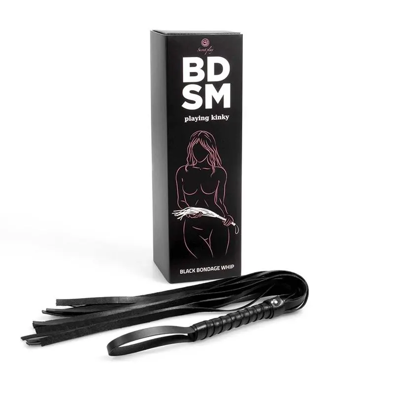 Flogger 44 cm Negro · SECRET PLAY · Accesorios y Sets